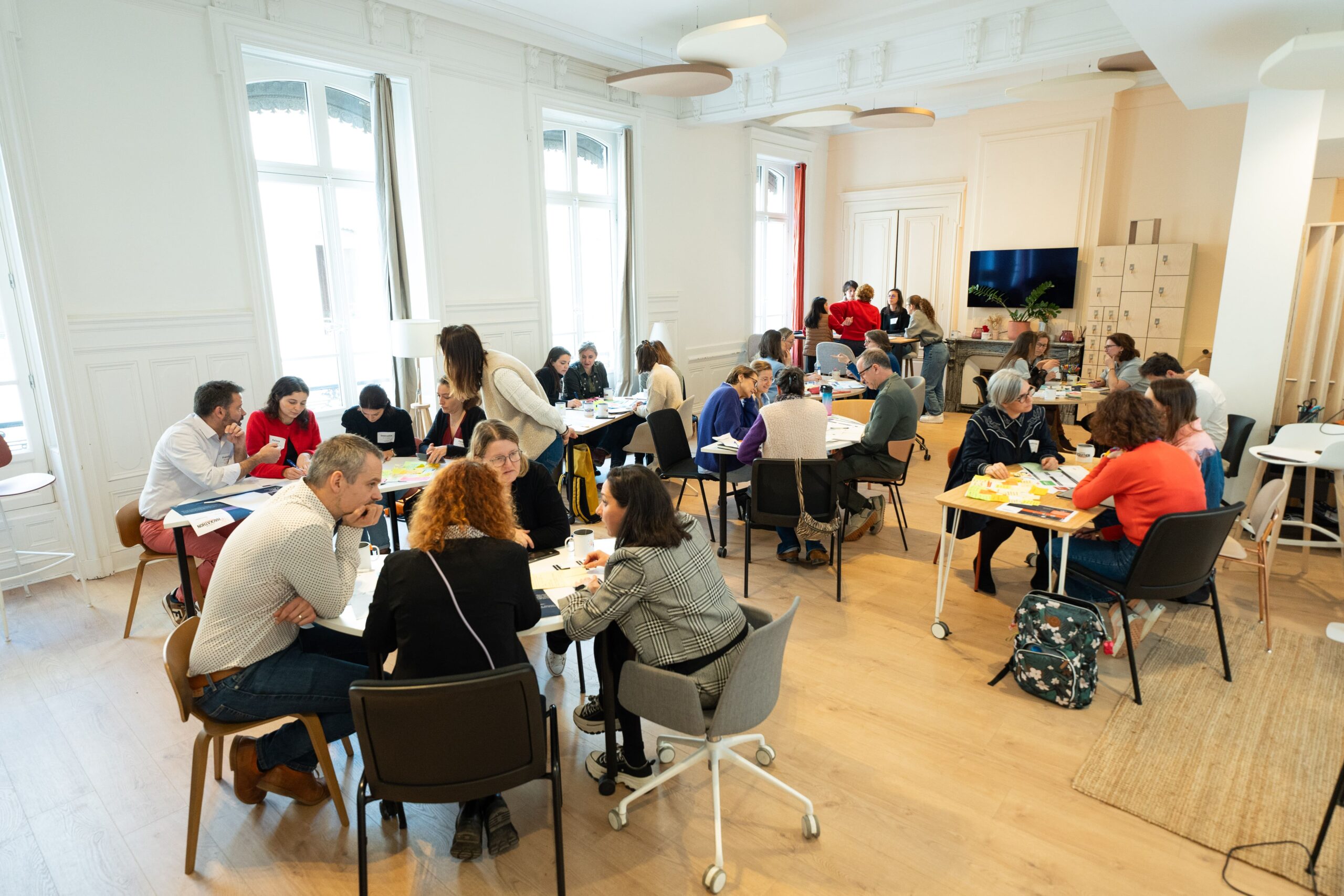 Vous pouvez profiter de notre salle dédiée aux séminaires à Lyon.
